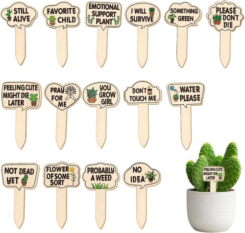 Pcs plant labels with - pcs,