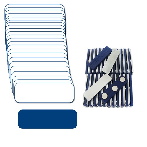 Blank white blue - white, /