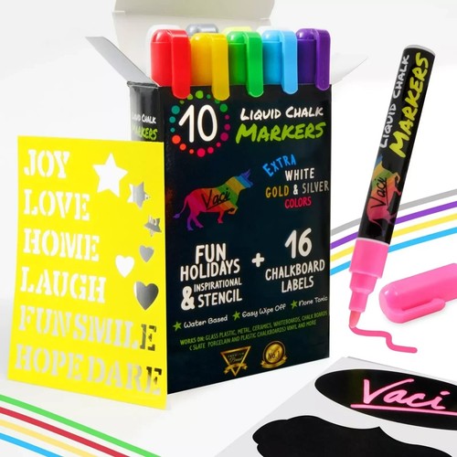 Liquid chalk markers - liquid,